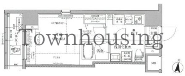 ティモーネ プレミアムノルド亀戸の物件間取画像